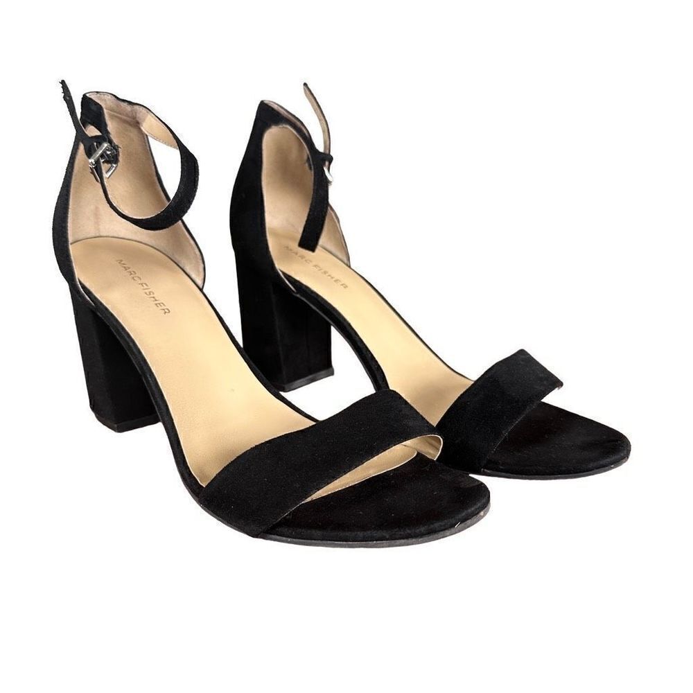 Marc Fisher Glowing Sandal Block Heel 10‎